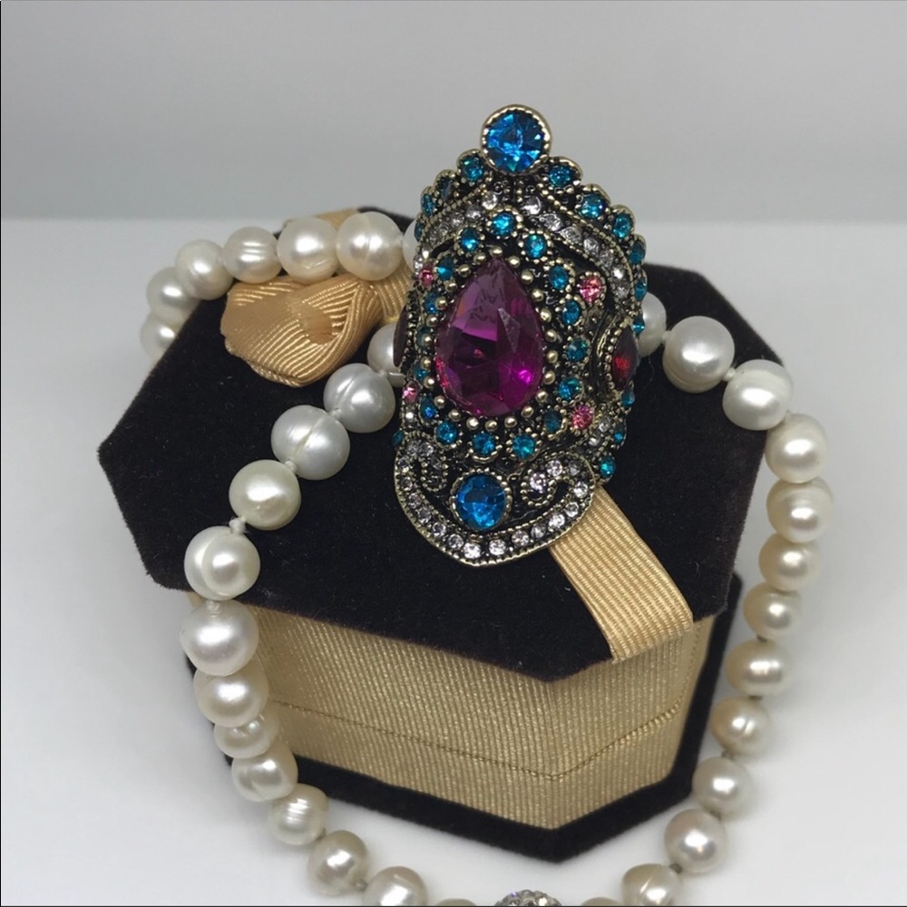 Beautiful mosaic styled Ring